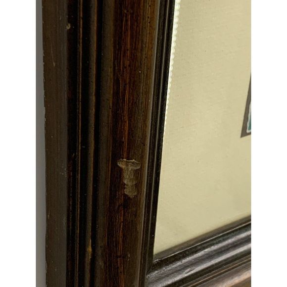 Vintage Bookworm Print by Spitzweg Framed 27" x 17.5" Home Decore 6391 - Picture 5 of 10